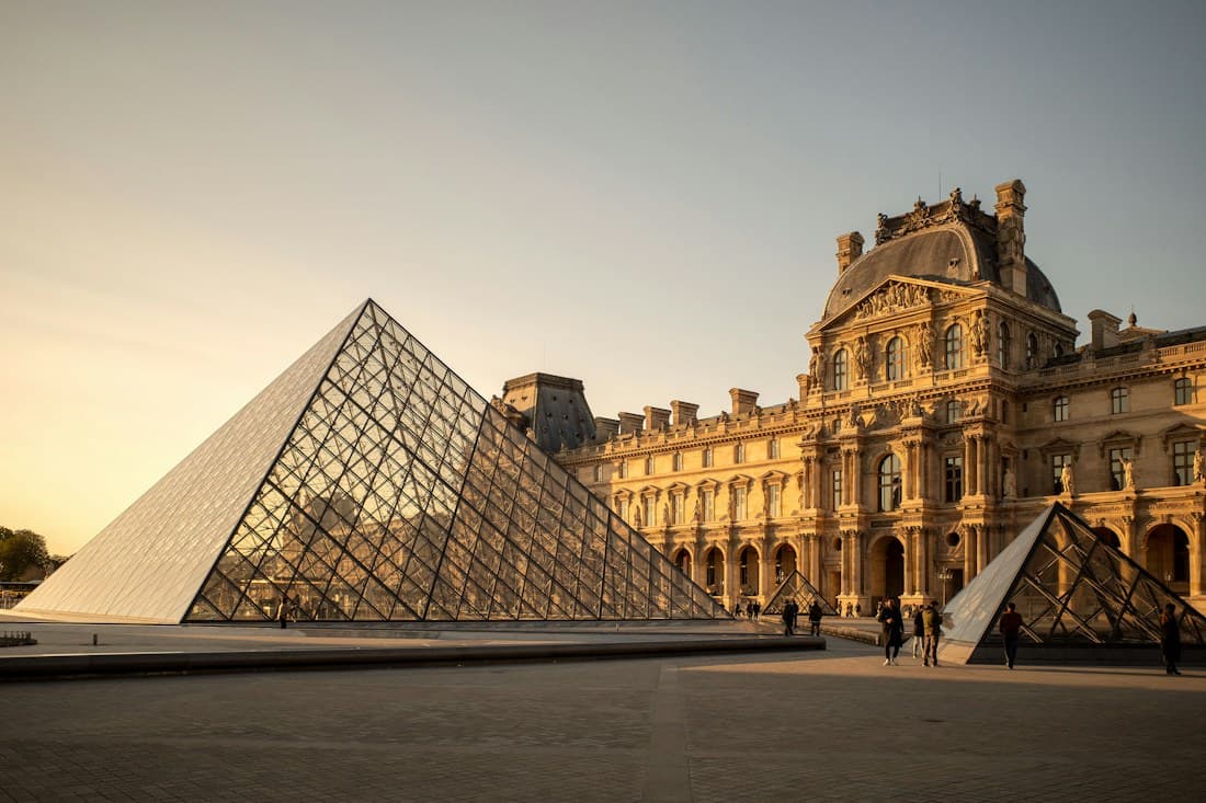 The Louvre pyramids